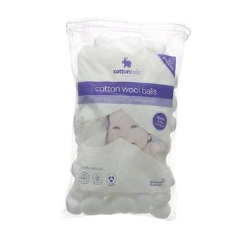 WHITE COTTON WOOL BALL INNER BAG x 200