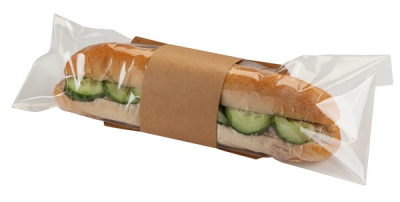 CLASP CLIP PAPERBOARD & FILM BAGUETTE POCKET PACK 303 X 162MM