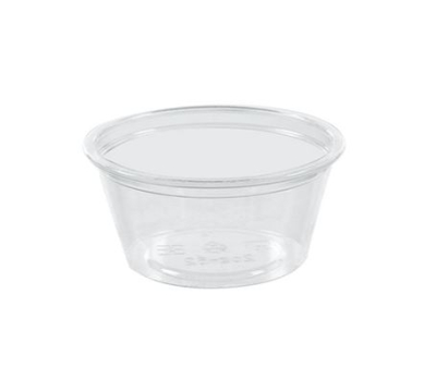CLEAR PLA PORTION POT 2OZ 56ML X2000