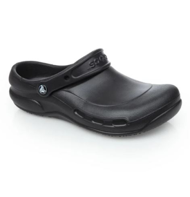 BISTRO CROCS BLACK SIZE 8/9 EURO43 SLIP RESISTANT