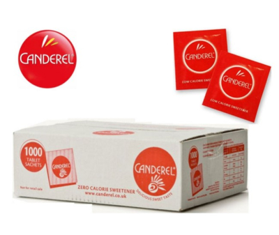 CANDEREL RED SWEETENER SACHET TABLETS X1000