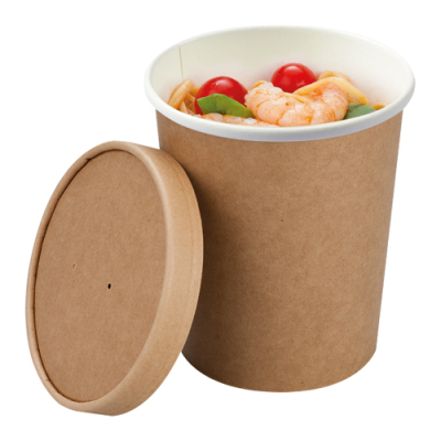 COMPOSTABLE SOUPER CUP 26oz & 32oz LID