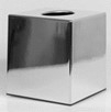 CUBE TISSUE BOX COVER CHROME 124X124X132MM