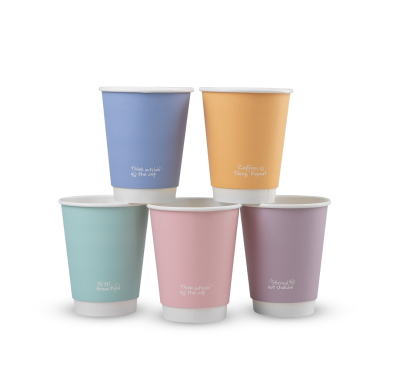 8oz VEGWARE FEEL GOOD DOUBLE WALL CUP (79 SERIES)
