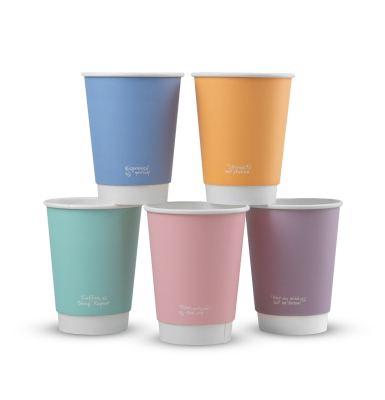 12oz VEGWARE FEEL GOOD DOUBLE WALL CUP (89 SERIES)