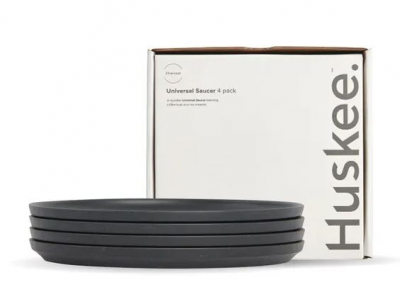 CHARCOAL HUSKEE CUP CLASSIC SAUCER X48