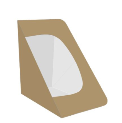 KRAFT SELF SEAL SANDWICH PACK 125 X 75/65 X 125MM