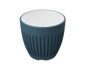 DALEBROOK TALON STEEL MELAMINE BLUE ESPRESSO CUP 95ML  X1