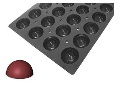 DE BUYER TRAY HEMISPHERICAL MOULDS MOUL FLEX PRO SILICONE