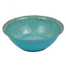 DALEBROOK CASABLANCA MELAMINE SOUP BOWL BLUE 1.3L 210X210