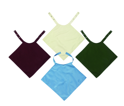 BLUE NAPKIN STYLE DIGNIFIED CLOTHING PROTECTOR 61x52.5CM