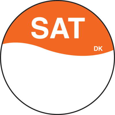 DURAMARK DAY OF THE WEEK SATURDAY - PERMANENT