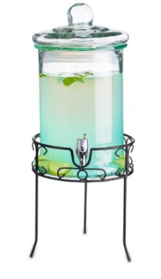 ROUND DRINKS DISPENSER WITH STAND 4.8LTR
