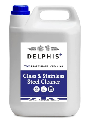 DELPHIS GLASS AND STAINLESS STEEL CLEANER 2X5L