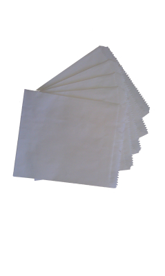 WHITE DOUBLE LINED BAG 13X10 GUSSETED (260x330x230mm)