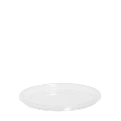 ANSON ROUND CLEAR DELI POT LID 103MMX10MM 13925 RPET50 PLUG