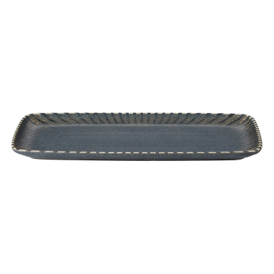 ACADEMY FUSION FLINT RECTANGLE PLATTER 34 X 16CM