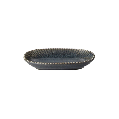 ACADEMY FUSION FLINT OVAL DISH 14 X 9CM