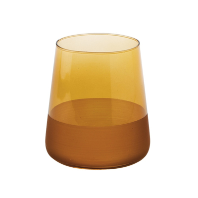 WATER CARAFE & TUMBLERS MATTE AMBER TUMBLER 380ML