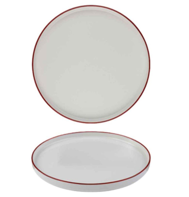 MODEST MAROON SIGNATURE PLATE 28CM / 11Inch