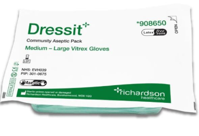 DRESSIT DRESSING PACK CONTAINS PAIR M/L GLOVE
