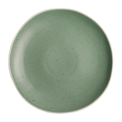 OLYMPIA CHIA PLATES GREEN 27CM 10.5Inch  X6