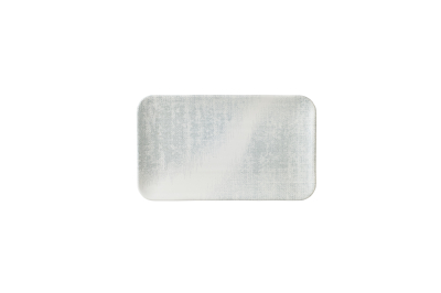 MAKERS COLLECTION RECTANGULAR JUTE GREY PLATE ORGANIC 10.6X6.3Inch