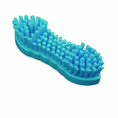 210mm DOUBLE WINGED STIFF HAND SCRUBBING BRUSH BLUE