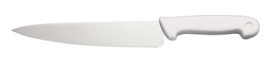 COOKS KNIFE 10Inch WHITE HANDLE