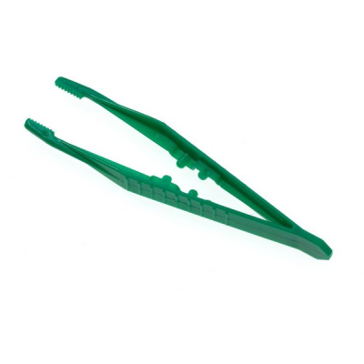 STERILE PLASTIC TWEEZERS 4.5Inch