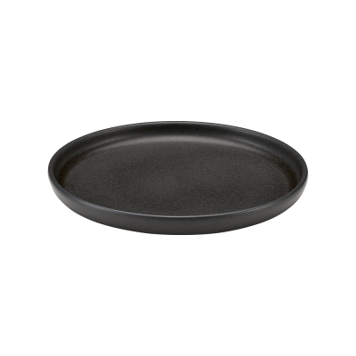 ARTIS ELEMENTS BLACK FLAT PLATE 22CM / 8.6Inch