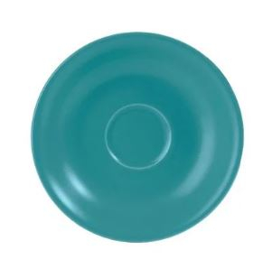 SAUCER FOR ESPRESSO CUP 12CM TEAL PACK OF 6