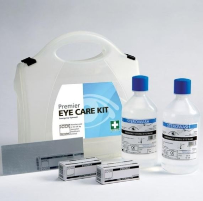 EYE CARE KIT2 CONT. STEROWASH 2X500ML,EYEPAD DRESSING&MIRROR