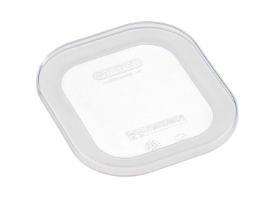 FLEXSIL-LID ONE SIXTH STEAM PAN CLEAR SILICON LID 1/6 GN