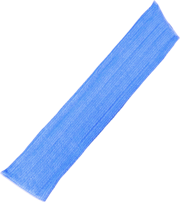 BLUE FLAT MOP PAD MICROFIBRE 50CM X5 VELCRO CH-MOP50-B