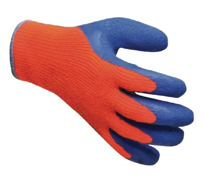 FREEZER GLOVES ORANGE/BLUE LARGE CA975