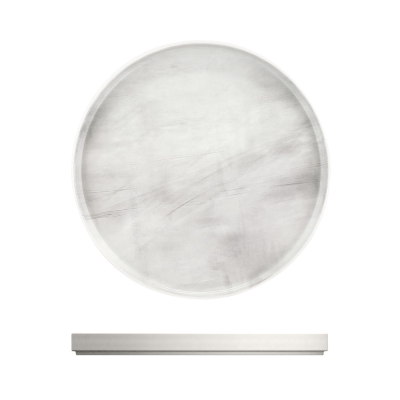 ARTIS THE GALLERY SOFT GREY PLATE 25CM / 9.8Inch