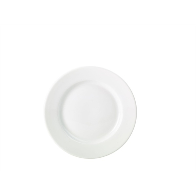 GENWARE WHITE PORCELAIN CLASSIC WINGED PLATE 7.5Inch