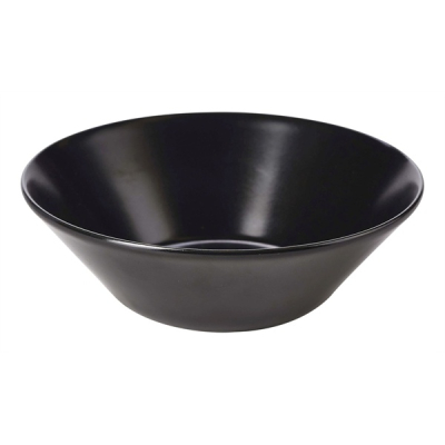 GENWARE LUNA STONEWARE BLACK SERVING BOWL 22.9OZ