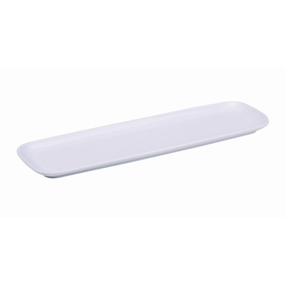 GENWARE WHITE PORCELAIN ELLIPSE PLATTER 14.2X4.3Inch