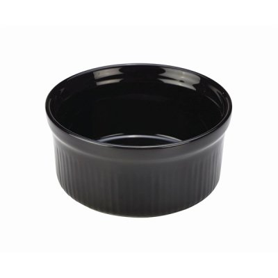 GENWARE STONEWARE BLACK RAMEKIN 6OZ