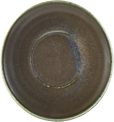 GENWARE TERRA PORCELAIN BLACK SAUCER 5.7Inch