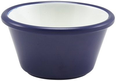 TWO TONED MELAMINE RAMEKIN BLUE & WHITE 59ML/2OZ   X24