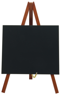 MINI CHALKBOARD EASEL 24X11.5CM MAHOGANY