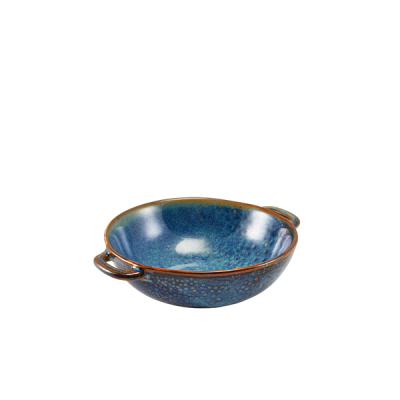 TERRA PORCELAIN AQUA BLUE BALTI DISH 15CM