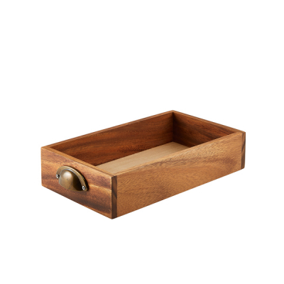 GENWARE ACACIA WOOD DISPLAY DRAWER GN 1/3