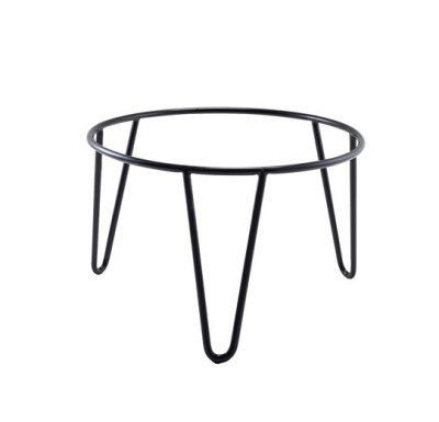 GENWARE BLACK HAIRPIN RISER 15CM ANTI-SLIP