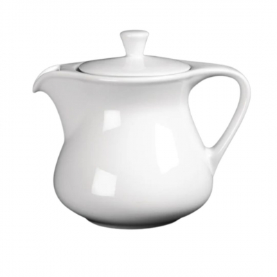 ROYAL PORCELAIN WHITE TEAPOT 750ML