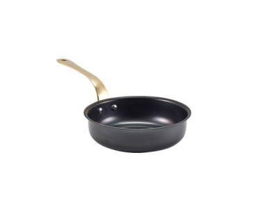 GENWARE BLACK VINTAGE STEEL MINI FRY PAN 13.5 X 3.75CM