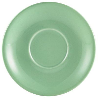 GENWARE PORCELAIN GREEN SAUCER 5.3Inch